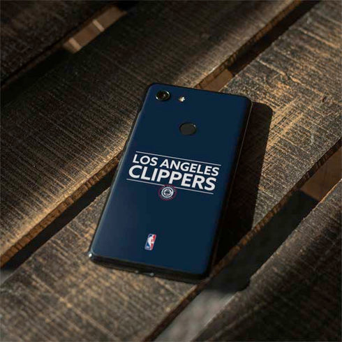 NBA Los Angeles Clippers Standard Blue Google Pixel 3 XL Skin